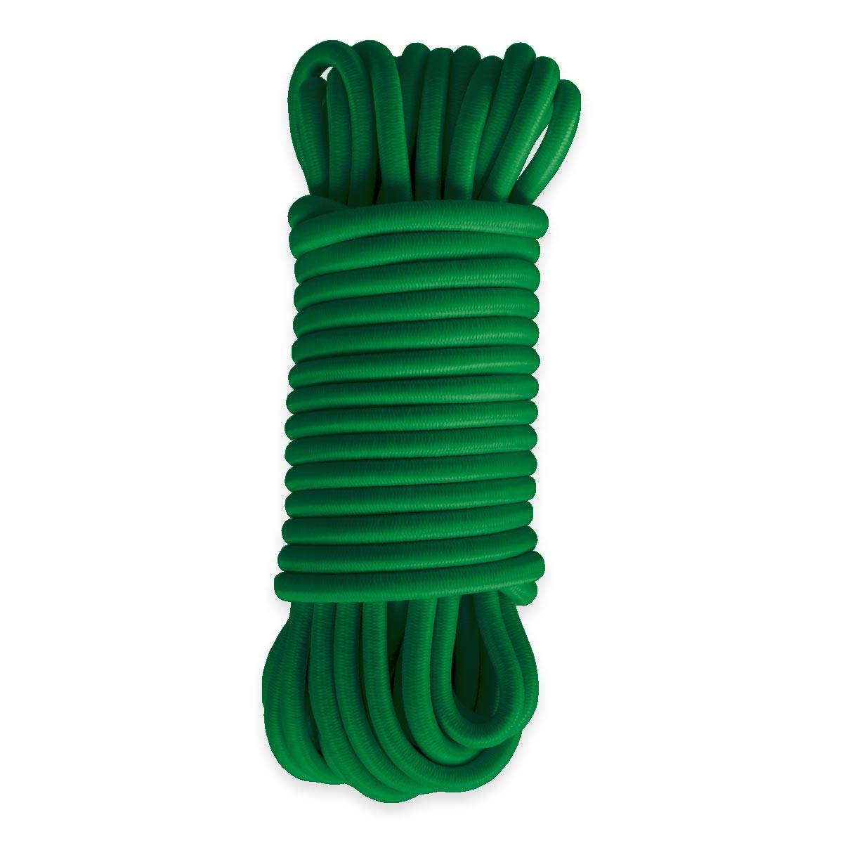 Sandow élastique Vert 15 mètres 9SW - Qualité PRO - Tendeur pour bâche de diamètre 9 mm TECPLAST - Imagen 1