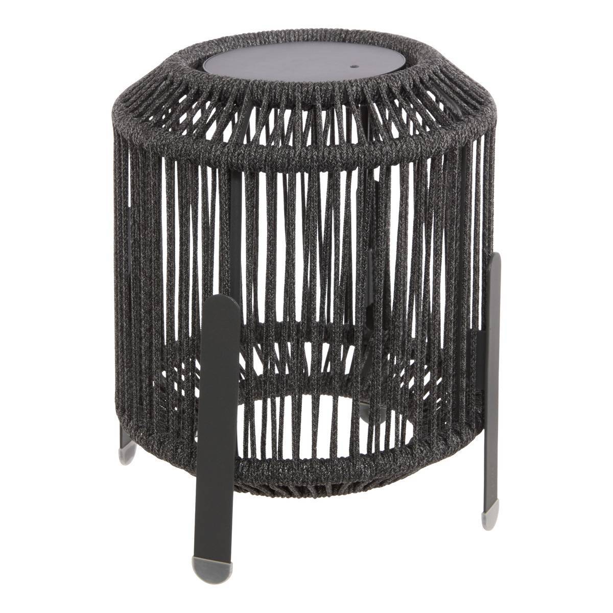 Hesperide - Lanterne Liny solaire gris H36cm - Hespéride - Image 2