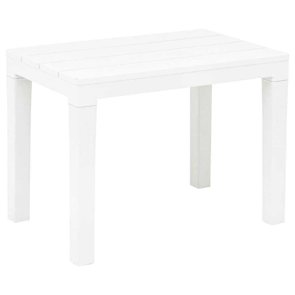 Vidaxl - Table de jardin avec 2 bancs Plastique Blanc vidaXL 48777 - Imagen 8