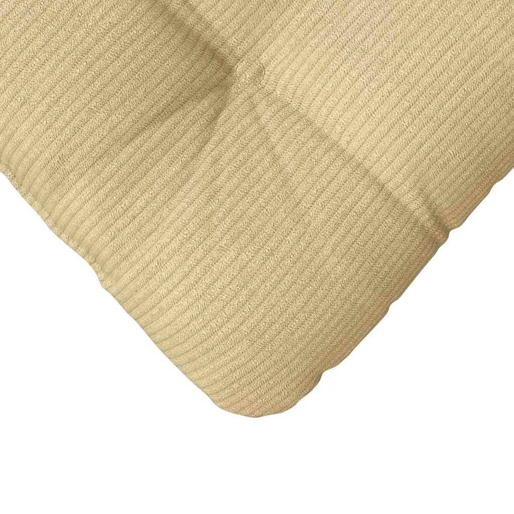 PANGIVO - Coussins de siège velours côtelé vert gris 45 x 45 x 12 cm - PANGIVO - Image 9