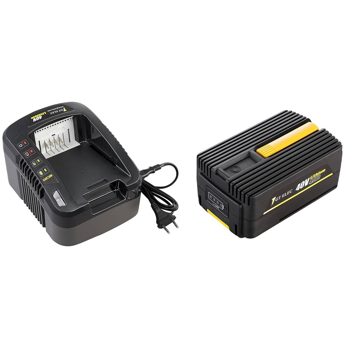 Gt Elec - Tronçonneuse sans fil à batterie, 40 V, guide 16 pouces, GT ELEC + batterie 4 Ah + chargeur - GT ELEC - Imagen 5