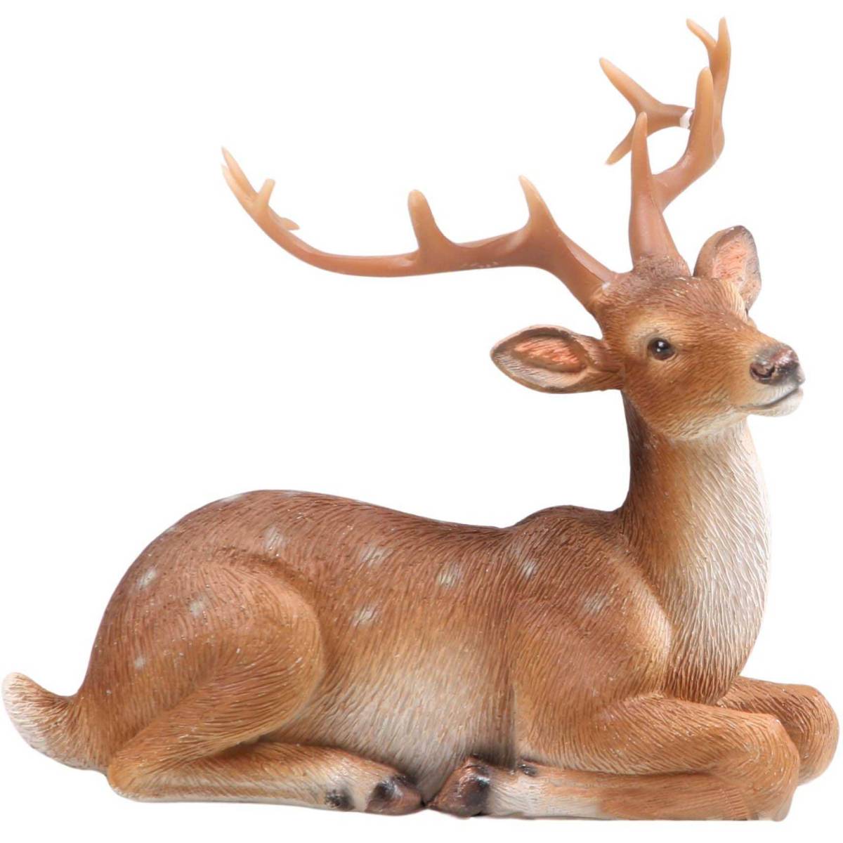 Farmwood Animals - Cerf couché en résine - Image 1