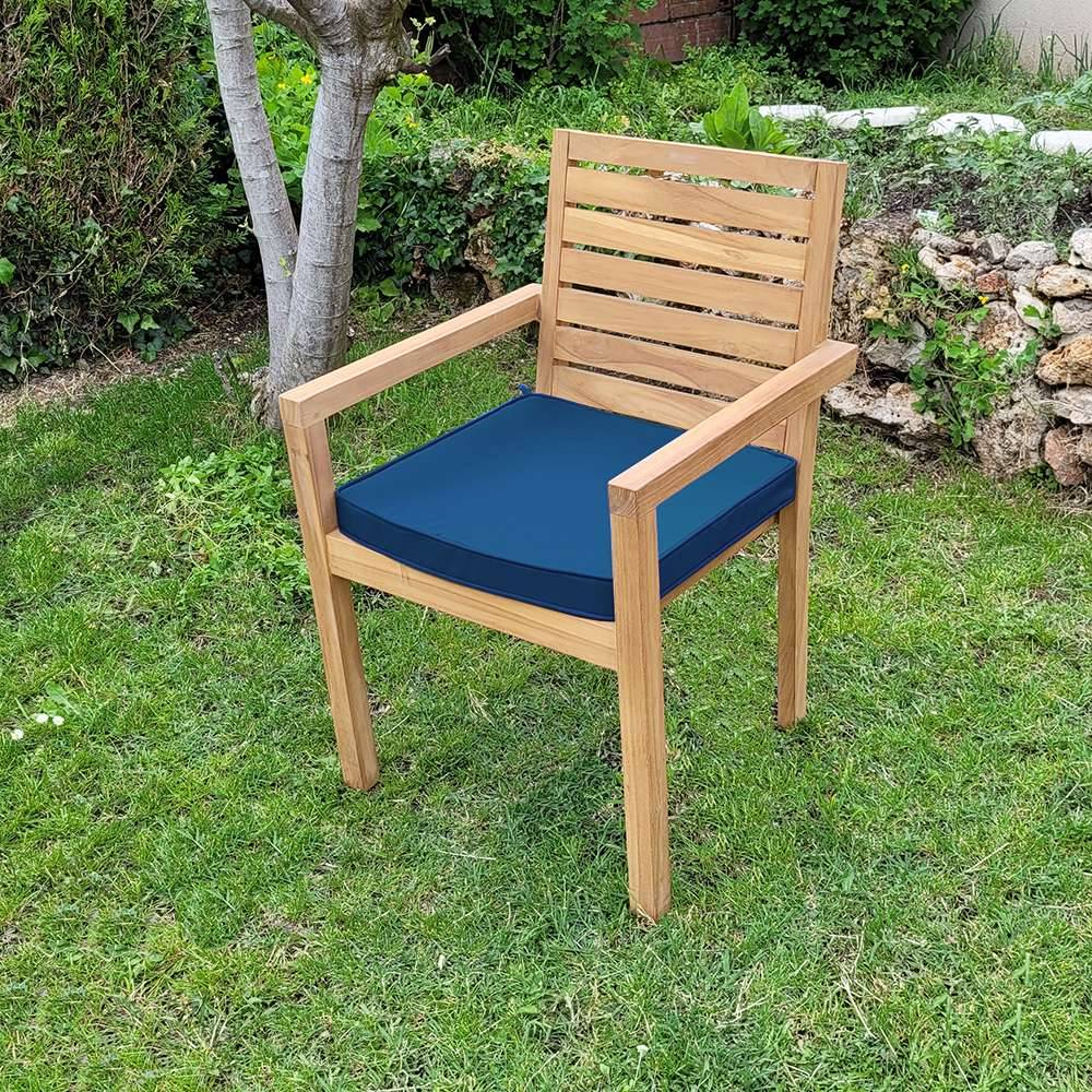 Teck'Attitude - Coussin bleu marine pour fauteuils fixes - TECK'Attitude - Imagen 2