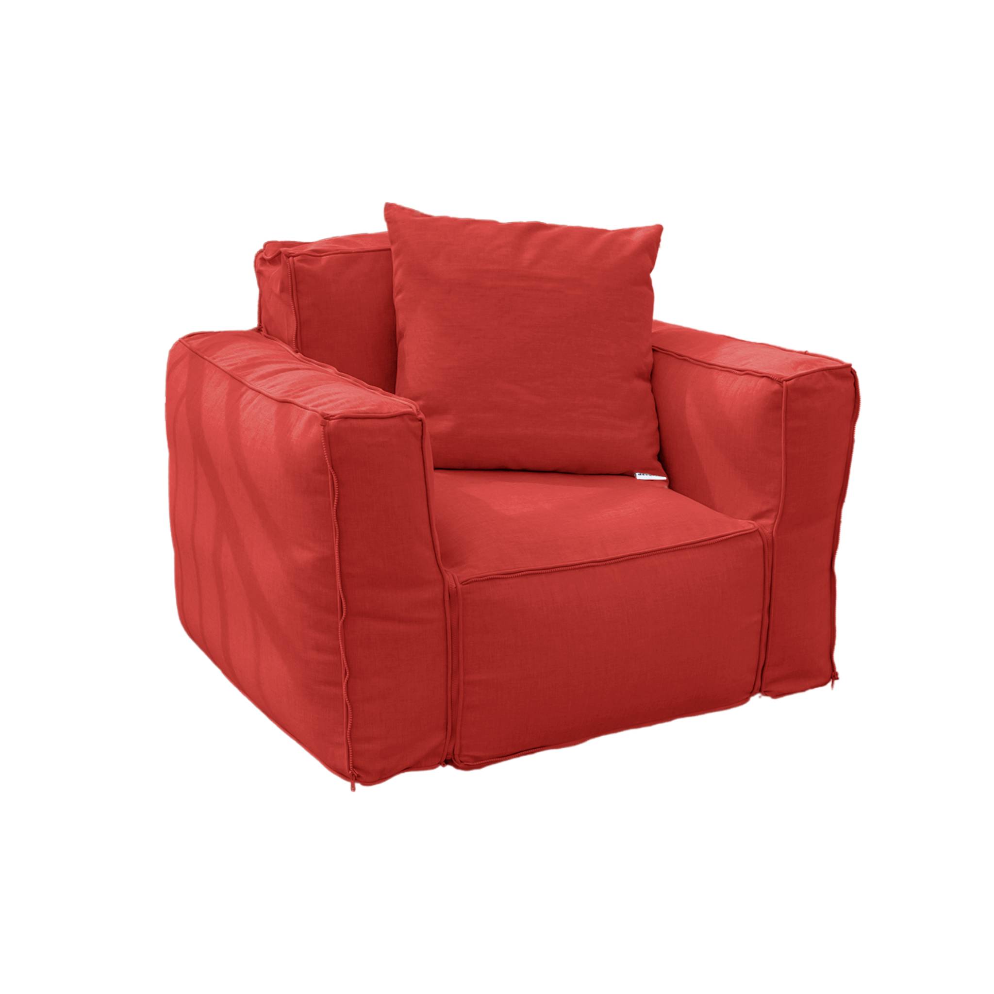 Canapé salon de jardin modulable 90x75x65cm Terracotta - Déco arts - Image 9