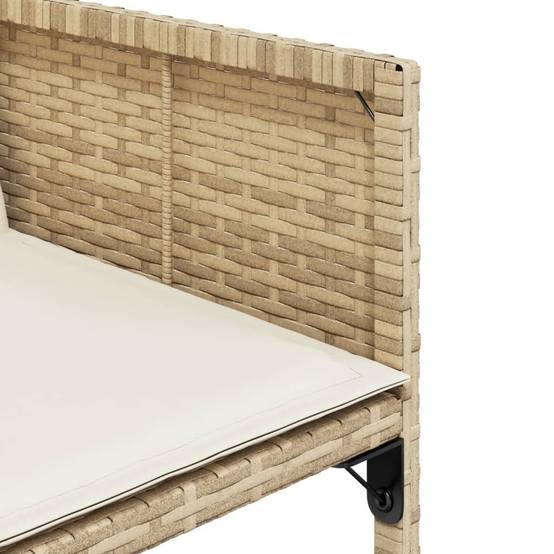 Chaise bois composite 4 places rotin beige 50,5 x 54 x 79 cm - Prolenta premium p388.7 - Image 10