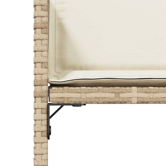 Chaise bois composite 4 places rotin beige 50,5 x 54 x 79 cm - Prolenta premium p388.7 - Image 9
