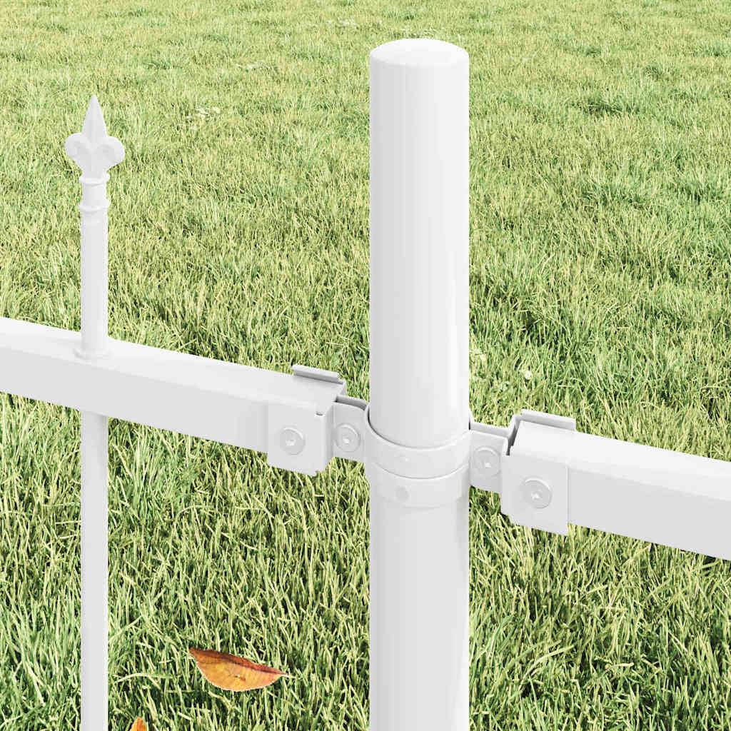 PANGIVO - Clôture jardin acier blanc 170 x 165 cm, Poids :22.65kg - PANGIVO - Image 3