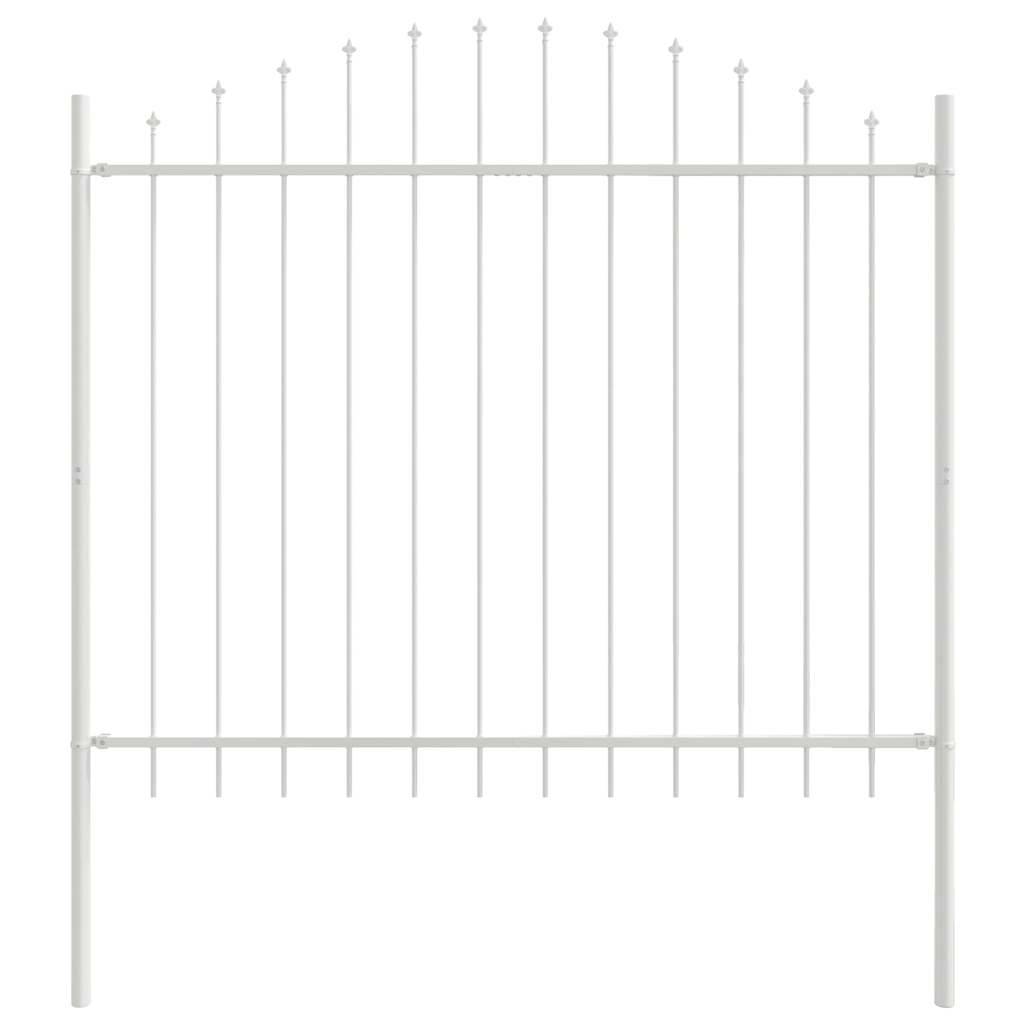 PANGIVO - Clôture jardin acier blanc 170 x 165 cm, Poids :22.65kg - PANGIVO - Image 5