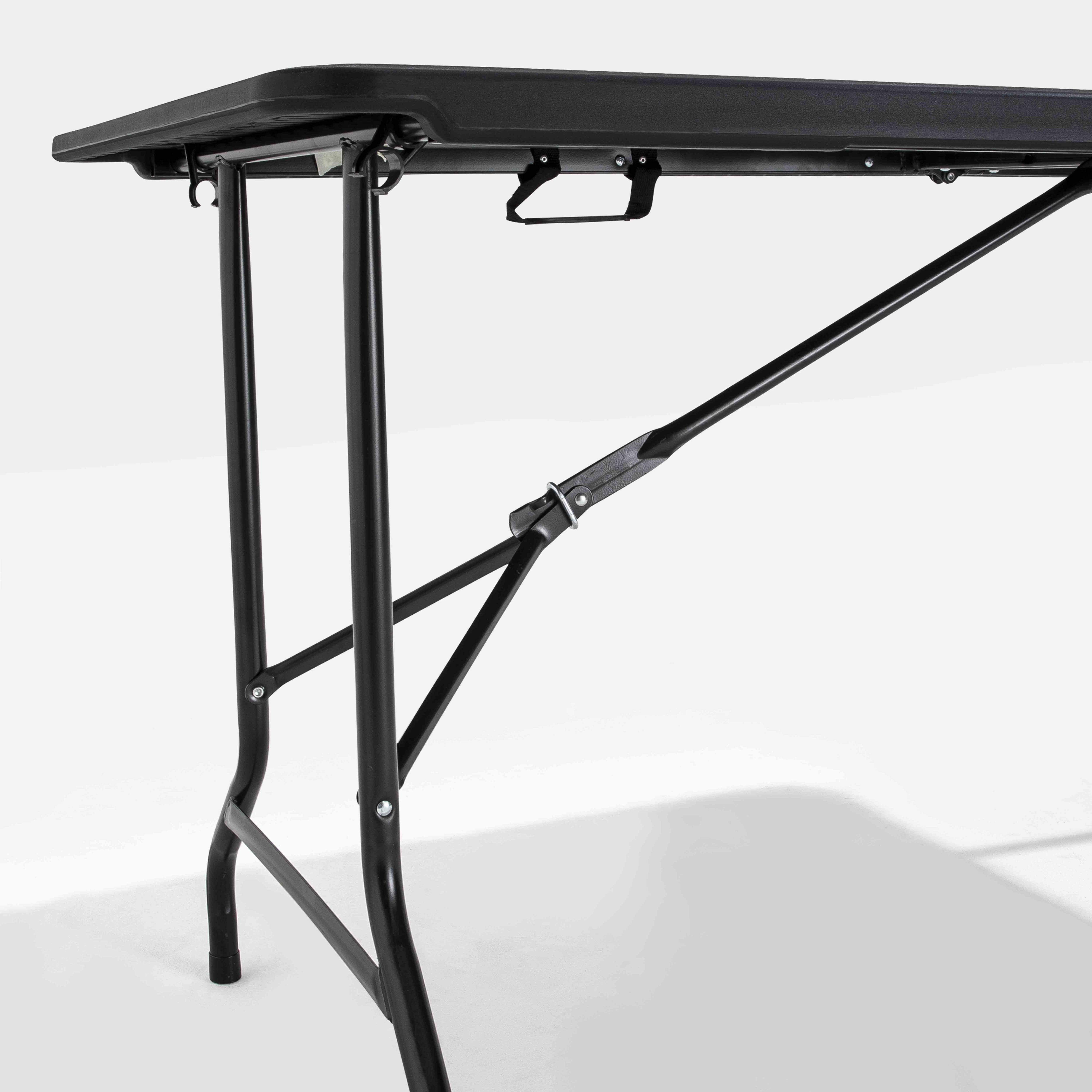 Oviala - Ensemble table et chaises pliantes noir REKKEM - Oviala - Imagen 3