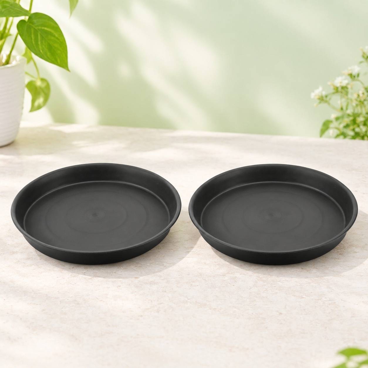 Soucoupes de Plantes Rondes en Plastique PP pour Pots de Fleurs Lot de 15 - Image 6