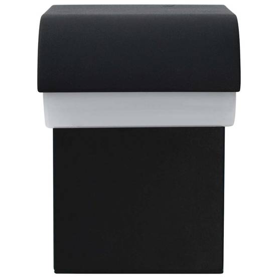 Applique murale LED extérieure - Éclairage de jardin 9 W Noir Ovale g259 - Image 4