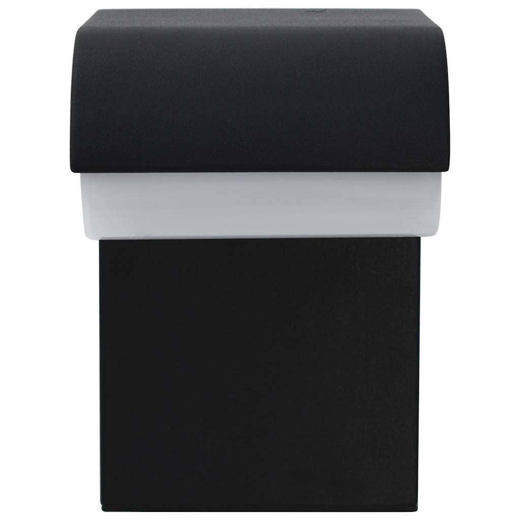 Applique murale LED extérieure - Éclairage de jardin 9 W Noir Ovale g259 - Image 4