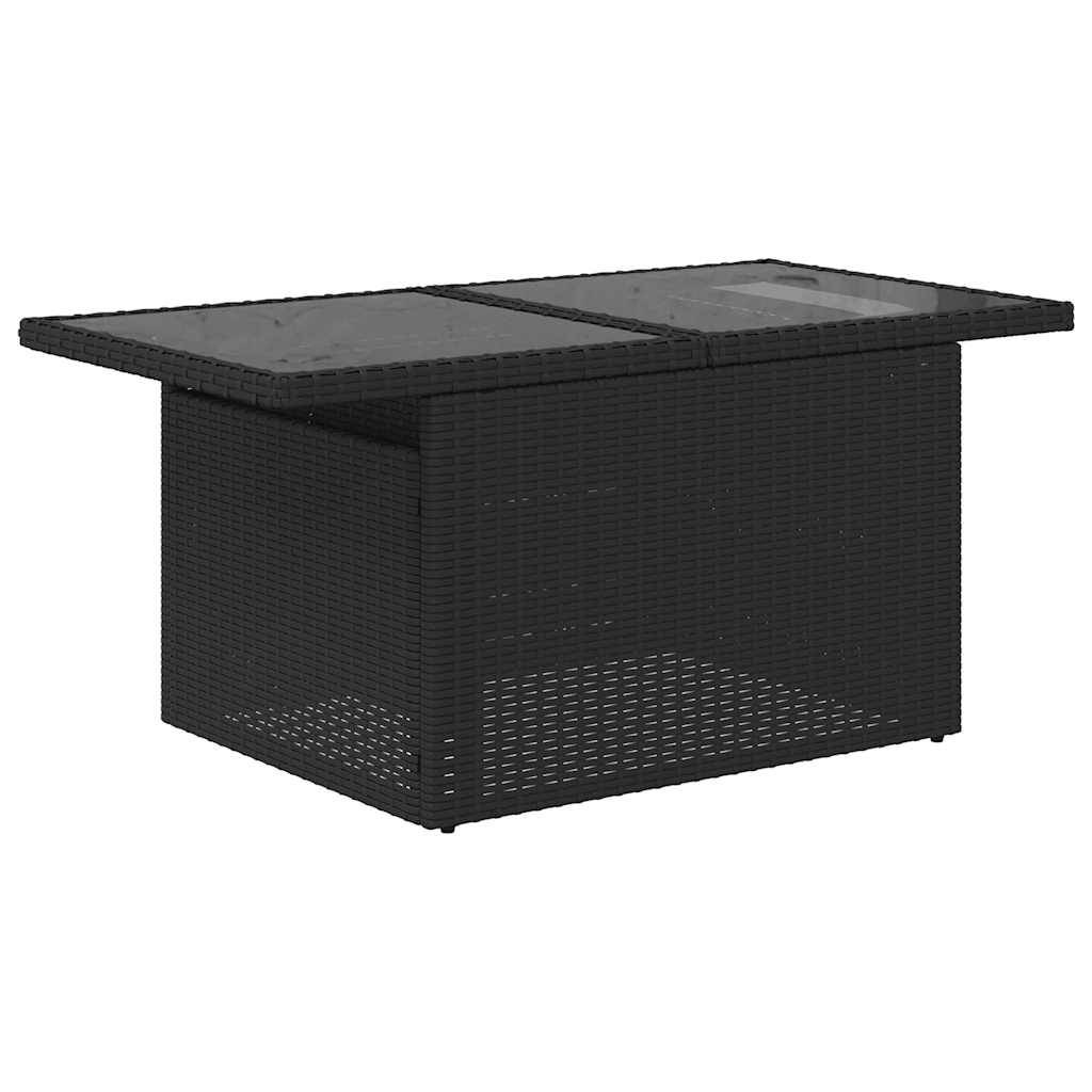 ComfortXL - Salon de Jardin 5 Places Résine Tressée Modulable avec Table Hauteur Ajustable Noir – ComfortXL Outdoor Living - Image 6