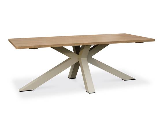 Table de jardin aluminium KELIA- GREGE - REMARQUABLE - Image 1