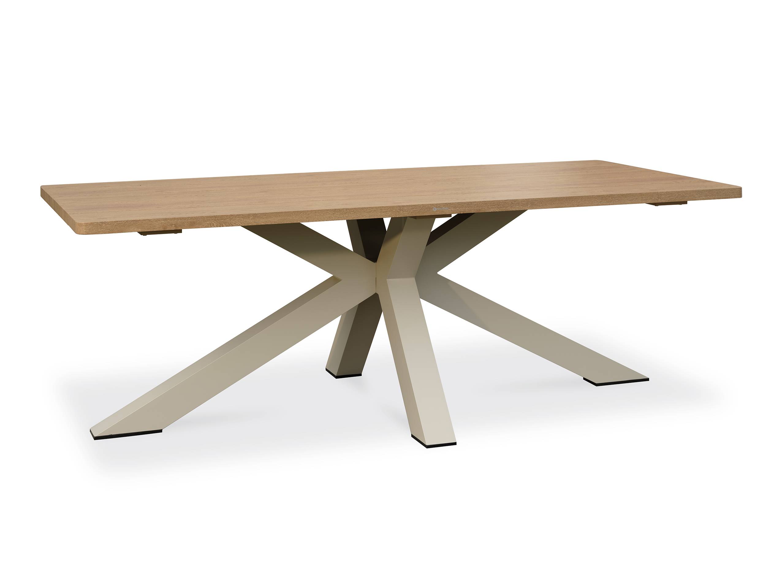 Table de jardin aluminium KELIA- GREGE - REMARQUABLE - Image 1