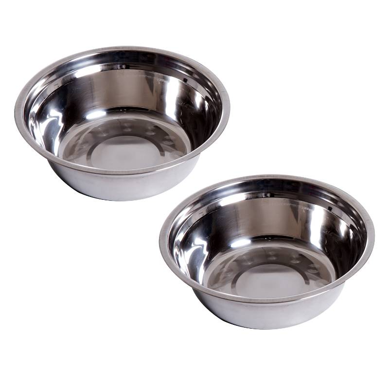 ComfortXL - Porte-Gamelle Surélevé Chien MDF Inox Double Bol Ergonomique 58cm - ComfortXL Pet Living - Image 7
