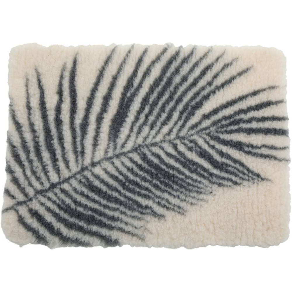 Zolux - Tapis isolants pour chiens 75 x 95 cm beige avec motif végétal - Image 1