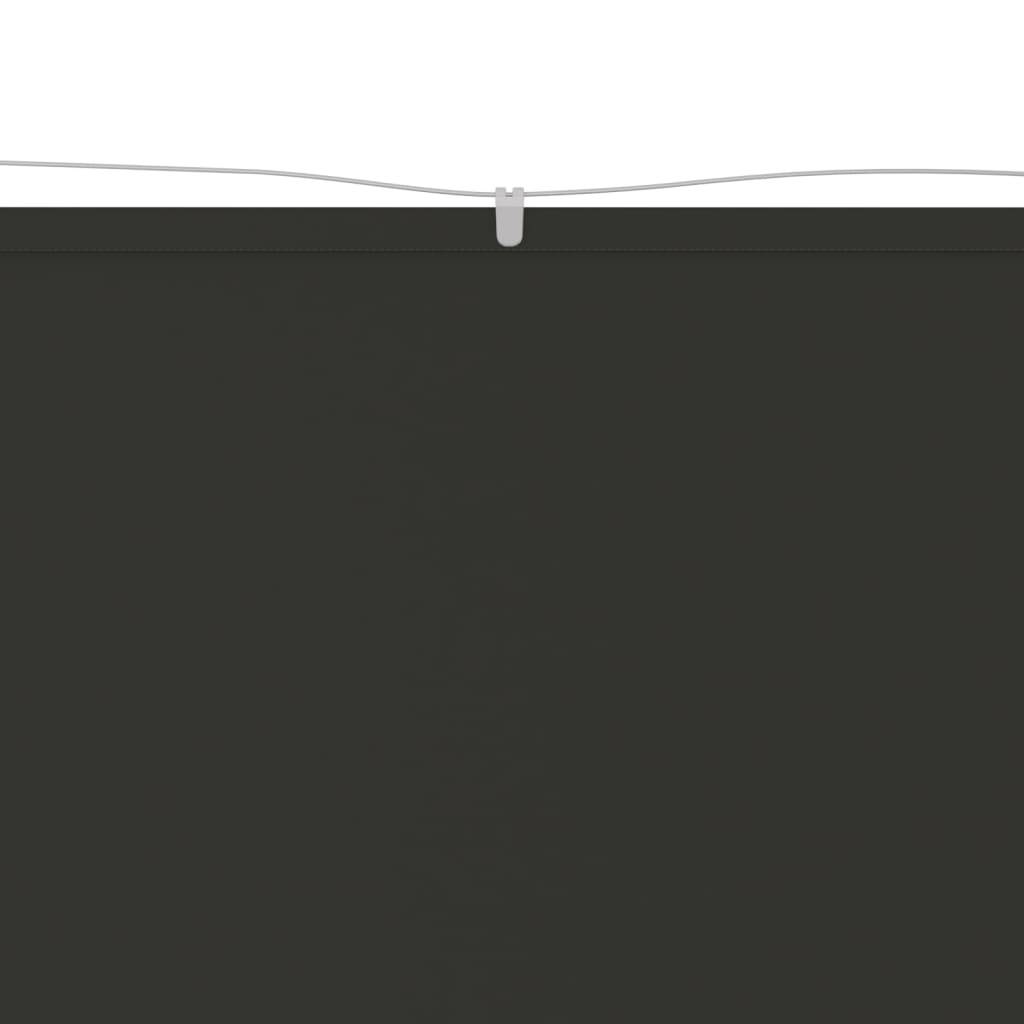 Helloshop26 - Auvent vertical 60x600 cm tissu oxford anthracite - Imagen 2