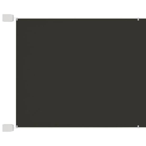Helloshop26 - Auvent vertical 60x600 cm tissu oxford anthracite - Imagen 1