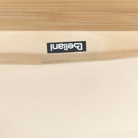 Beliani - Paniers à linge Tissu Marron clair/blanc TOROTAL - 94x33x78- Beliani - Image 9