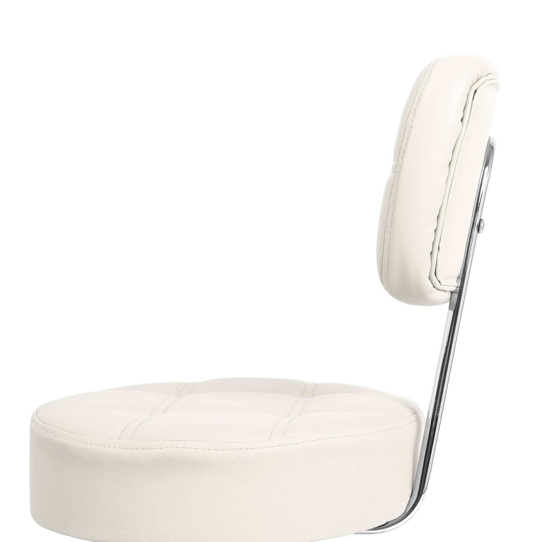 0 - Tabouret de Bar Rond à roulettes Pivotant 360° de Massage  EN HAUTEUR REGLABLE pour SPA,Salon,Salle,Médicale beige - Image 5