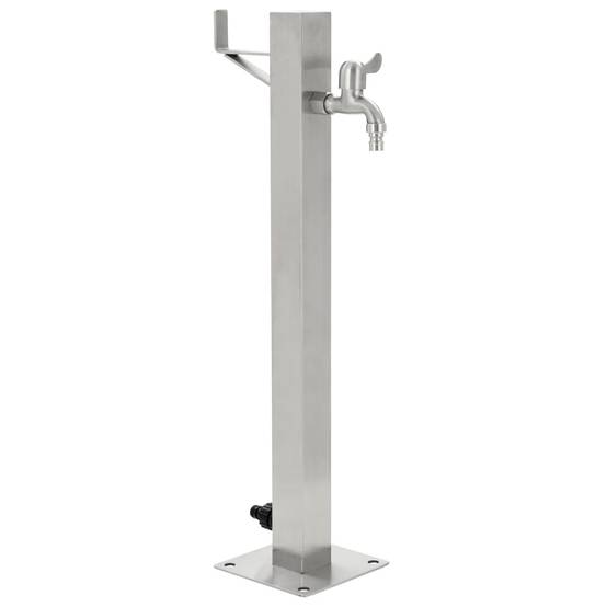 PANGIVO - Colonne à eau acier inoxydable argenté 15 x 15 x 65 cm, poids:2.86kg - PANGIVO - Image 1