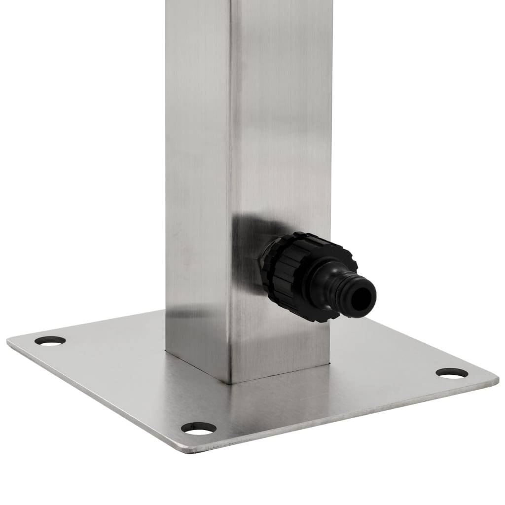 PANGIVO - Colonne à eau acier inoxydable argenté 15 x 15 x 65 cm, poids:2.86kg - PANGIVO - Image 5