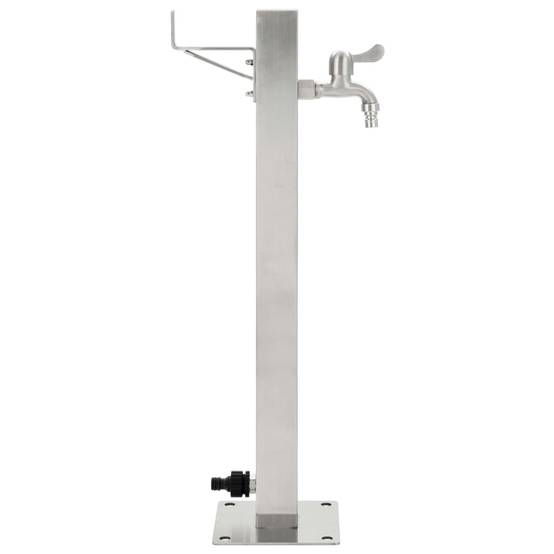 PANGIVO - Colonne à eau acier inoxydable argenté 15 x 15 x 65 cm, poids:2.86kg - PANGIVO - Image 2