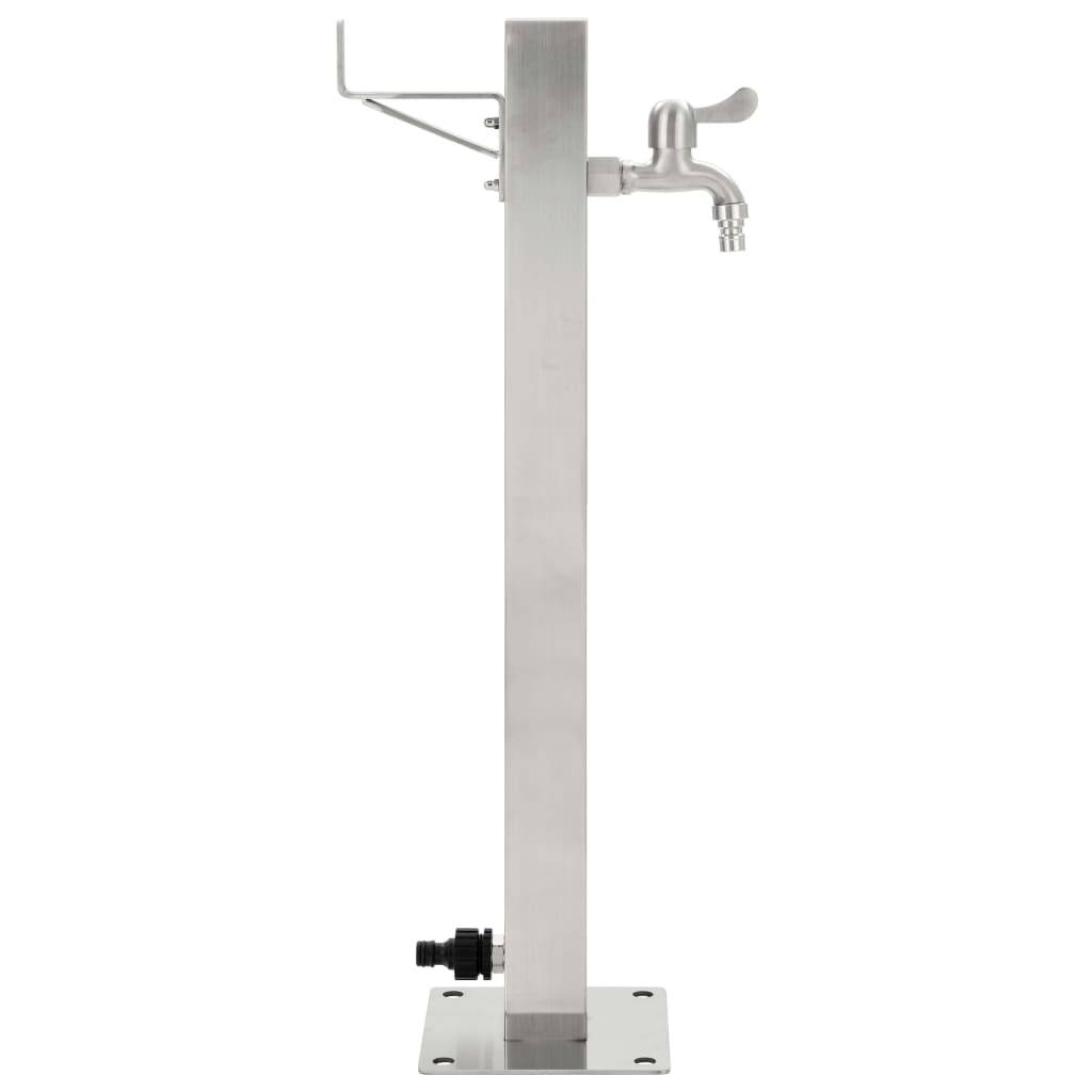 PANGIVO - Colonne à eau acier inoxydable argenté 15 x 15 x 65 cm, poids:2.86kg - PANGIVO - Image 2