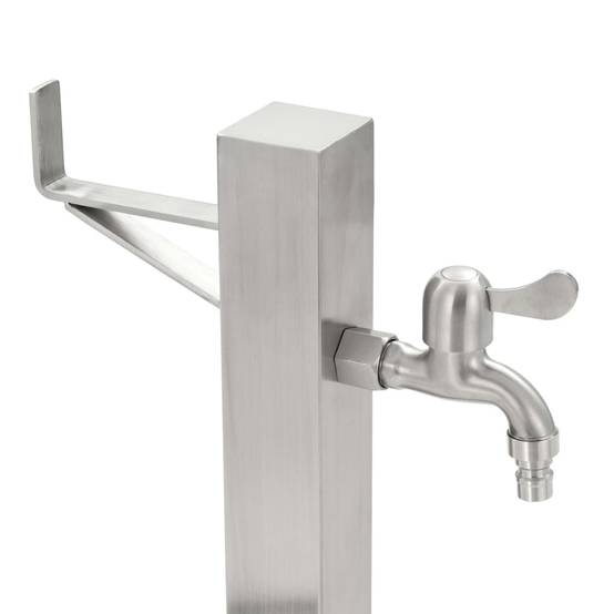 PANGIVO - Colonne à eau acier inoxydable argenté 15 x 15 x 65 cm, poids:2.86kg - PANGIVO - Image 6