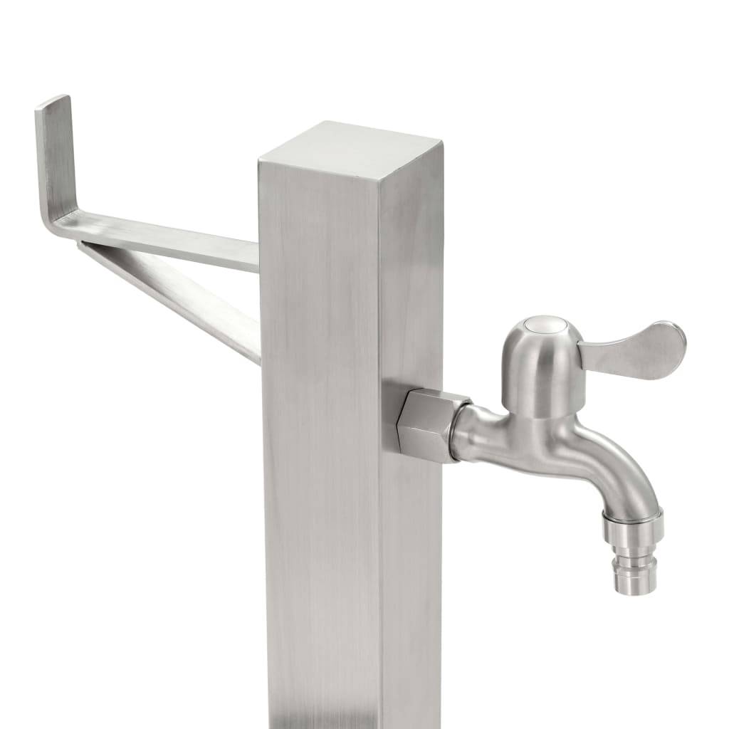 PANGIVO - Colonne à eau acier inoxydable argenté 15 x 15 x 65 cm, poids:2.86kg - PANGIVO - Image 6