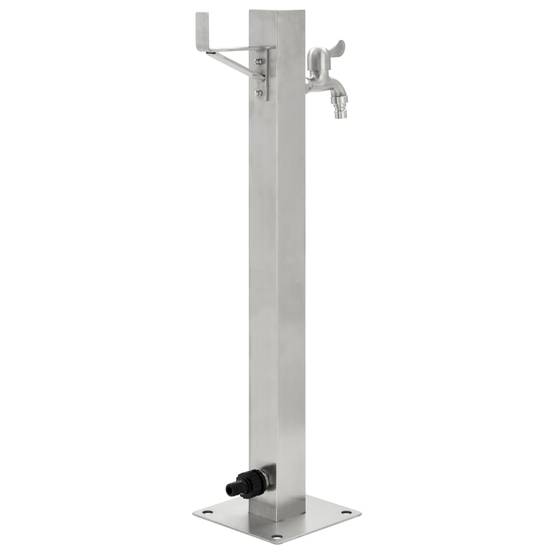PANGIVO - Colonne à eau acier inoxydable argenté 15 x 15 x 65 cm, poids:2.86kg - PANGIVO - Image 3