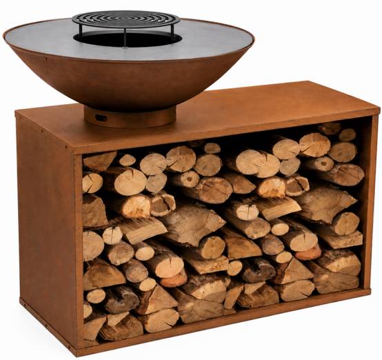 Redfire - Braséro Onyx Rusty 80Table+Housse+Grille - Image 1