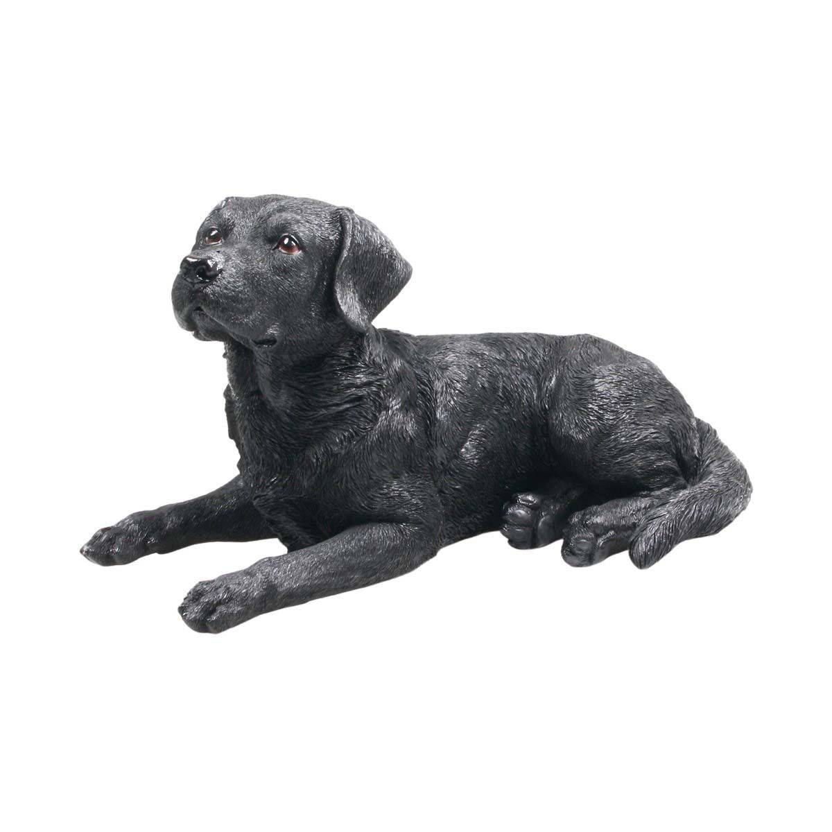 Farmwood Animals - Chien labrador noir en résine Couché