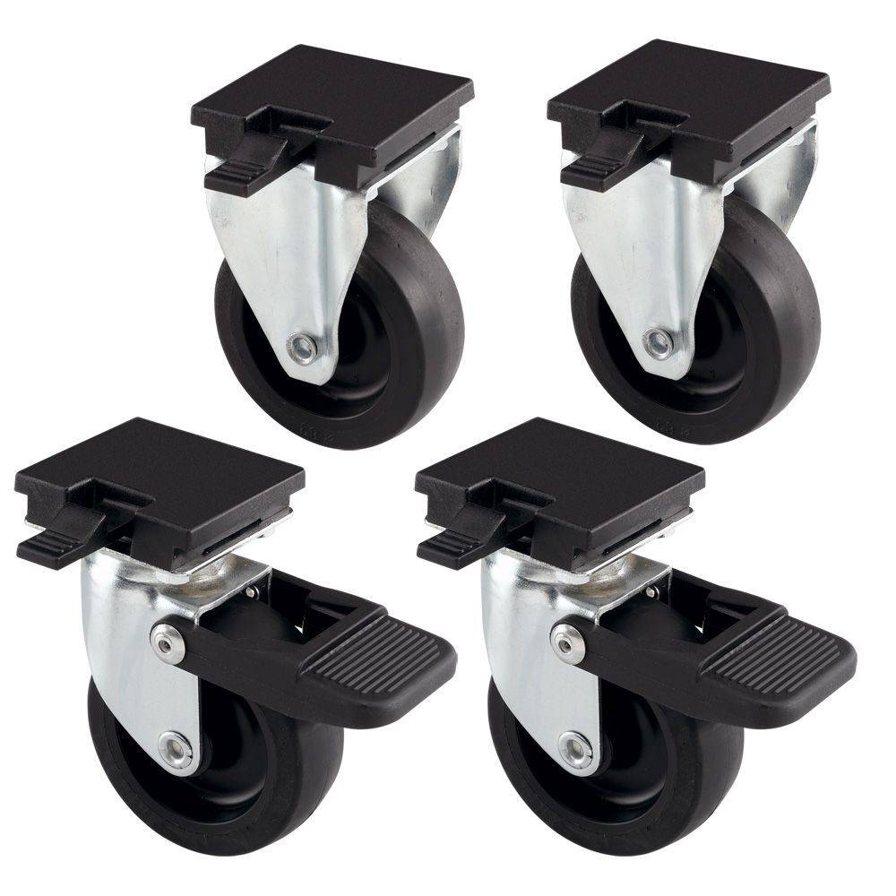 Ferplast - Ferplast L388B KIT 4 WHEELS roulettes pour porte-chien ATLAS 50 60 - Imagen 1