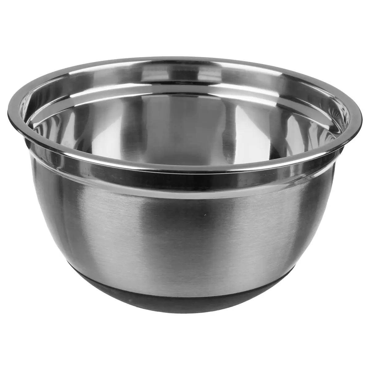 Saladier en Inox "Antidérapant" 17cm Argent - Image 1