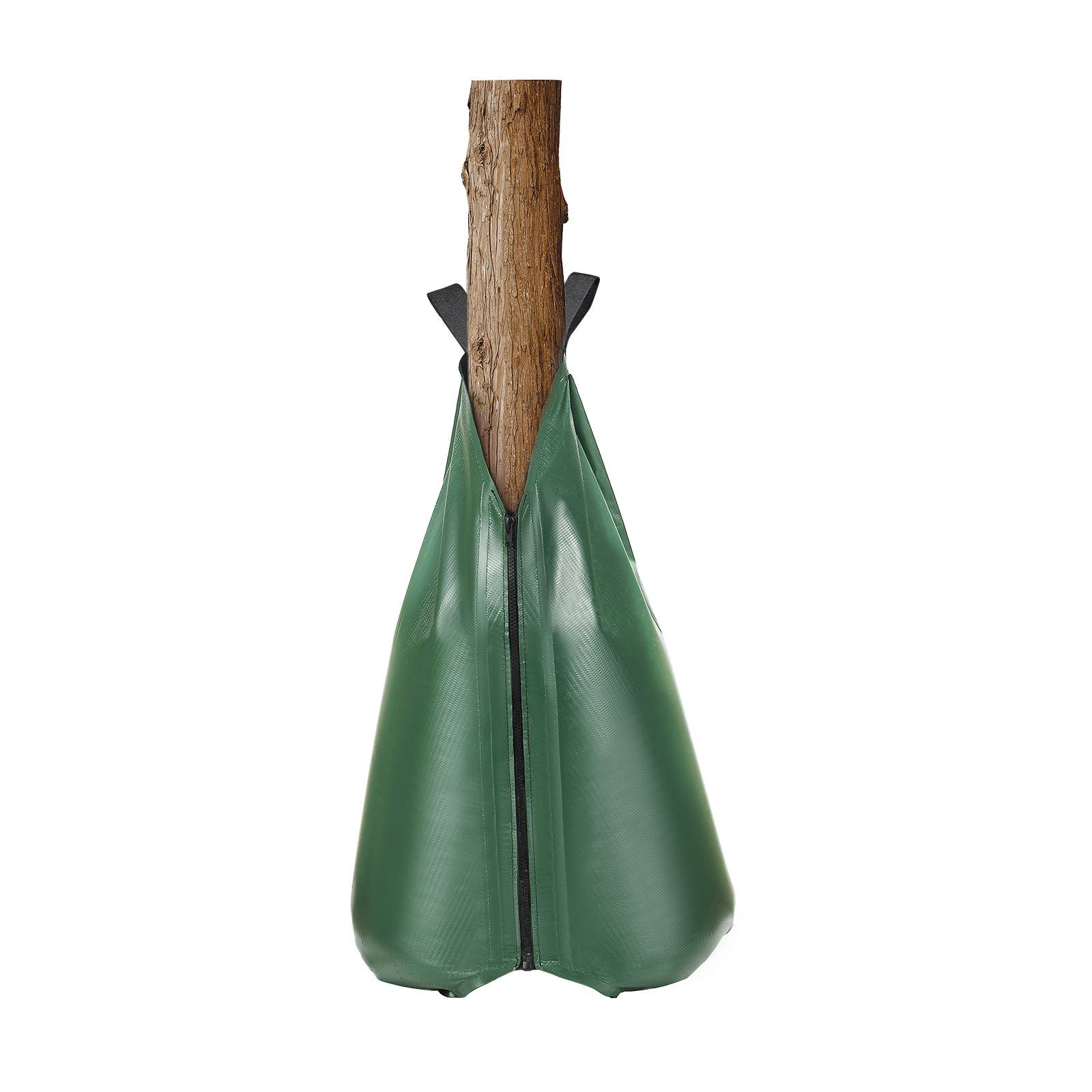 VEVOR Sac arrosage arbres 3pcs, 75.7L, goutte à goutte, fermeture. - Image 9