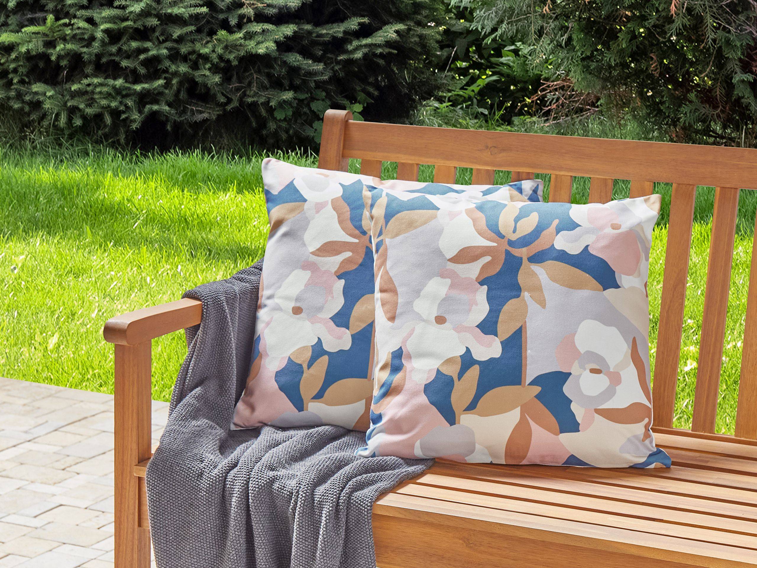 Beliani - Coussin d'extérieur Polyester Multicolore VEREZZI - Beliani - Imagen 1