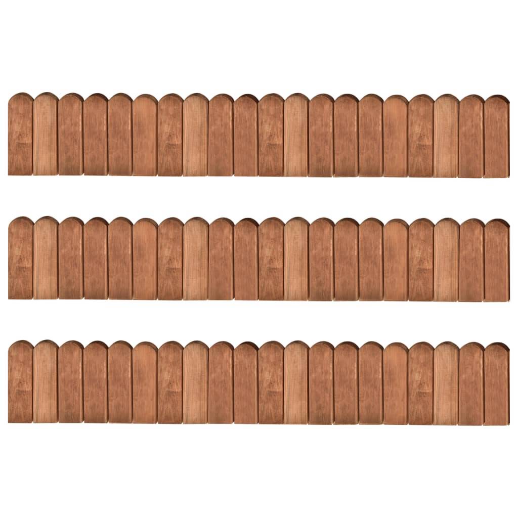 Rouleaux de bordure bois de pin naturel 120 x 1.5 x 20 cm, Poids:10.2kg - PANGIVO - Image 1