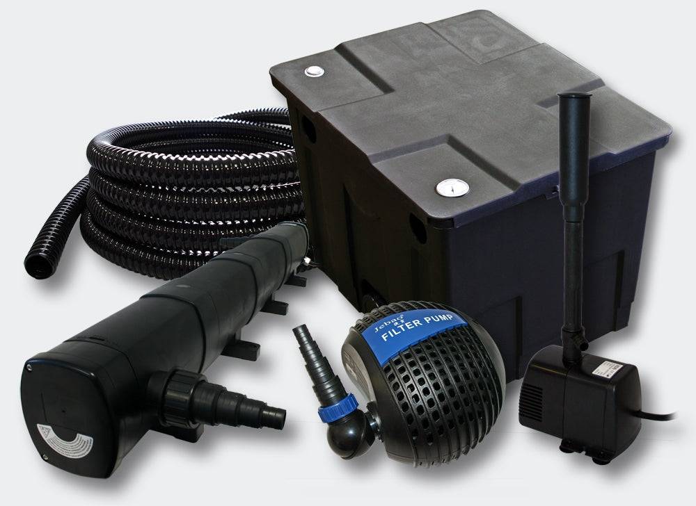 Helloshop26 - Kit de filtration de bassin 12000l Stérilisateur 72 Watts Pompe Fontaine