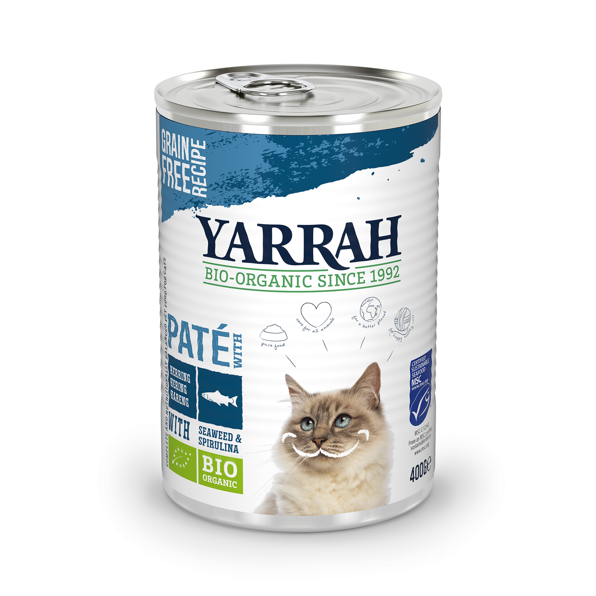 Yarrah - Pâtées Bio Sans Céréales Poisson pour Chat - Imagen 1