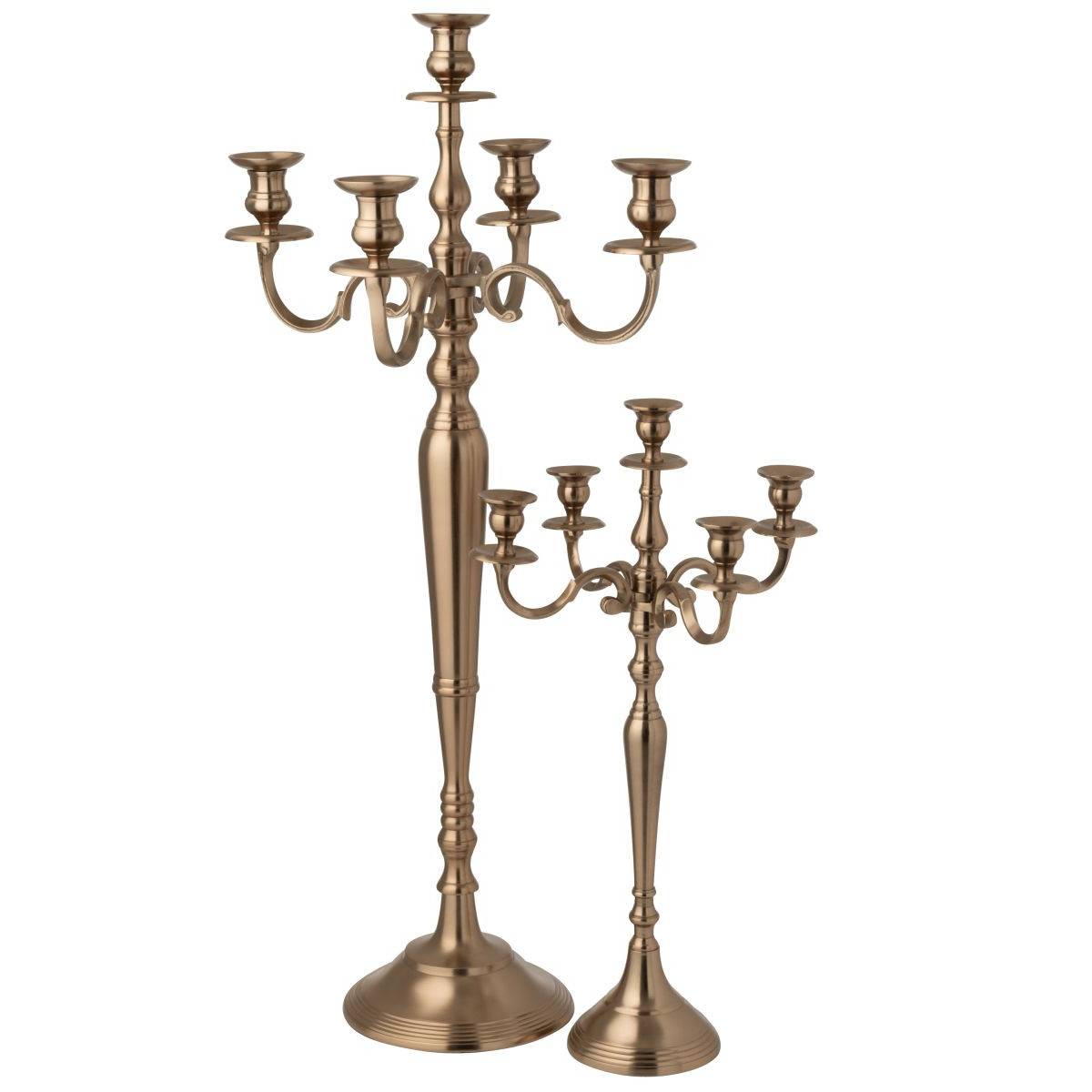 J-Line - Chandelier en Métal "Genaro" 98cm Rose Doré - Image 3