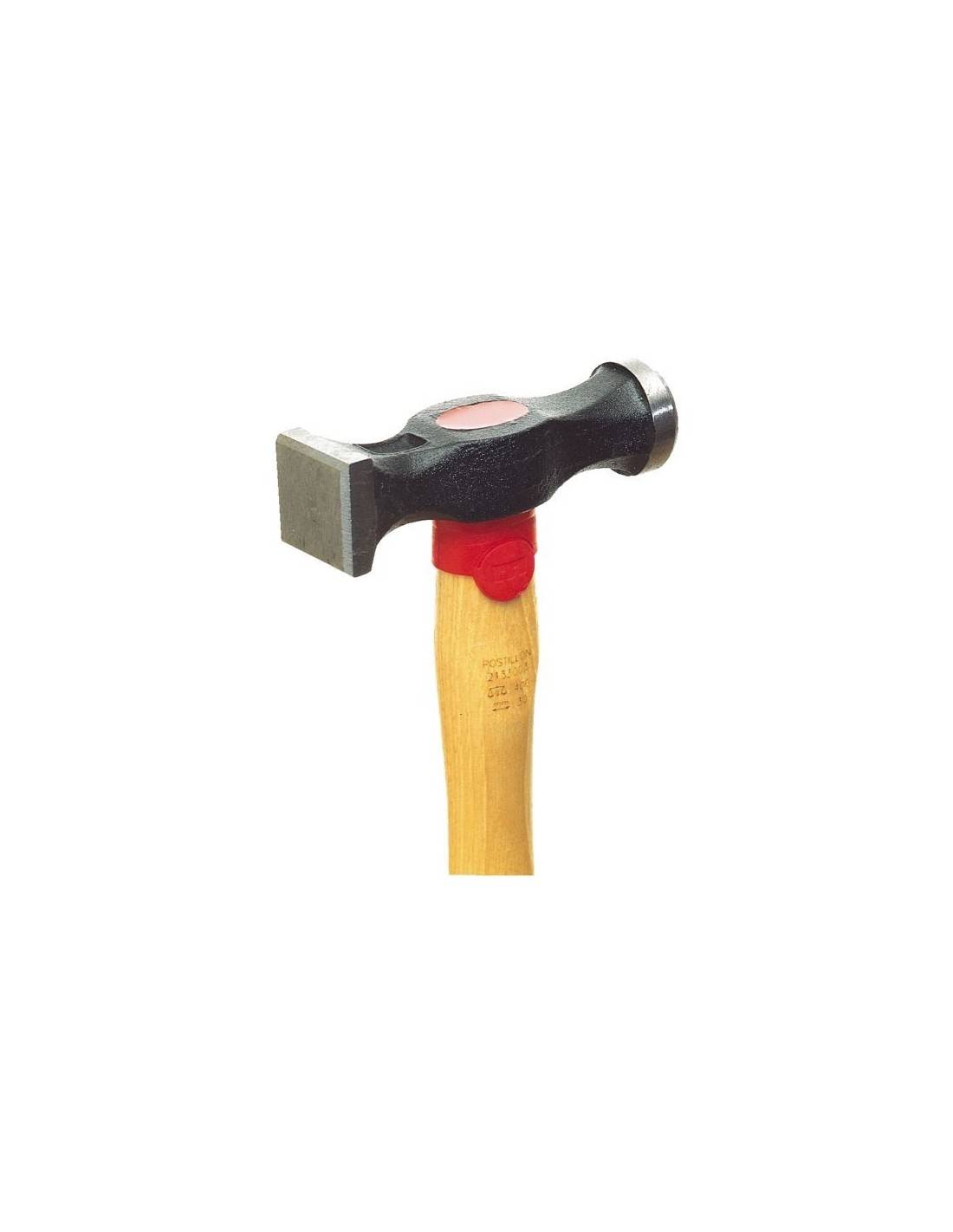 Marteau Postillon Double Tête Double Tête (ronde/carrée), Manche Bois 30cm - Générique