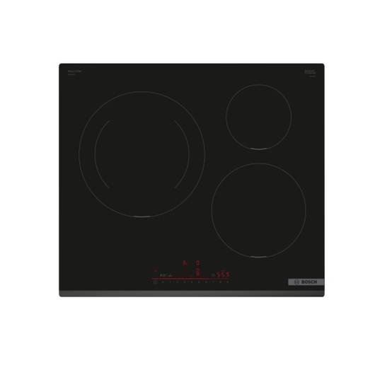 Bosch - Table de cuisson induction 60cm 3 feux 7400w noir PIJ631HB1E Bosch - Image 1