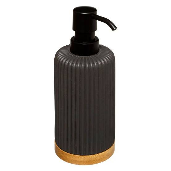 Distributeur de Savon "Natureo" 19cm Charbon - Image 1