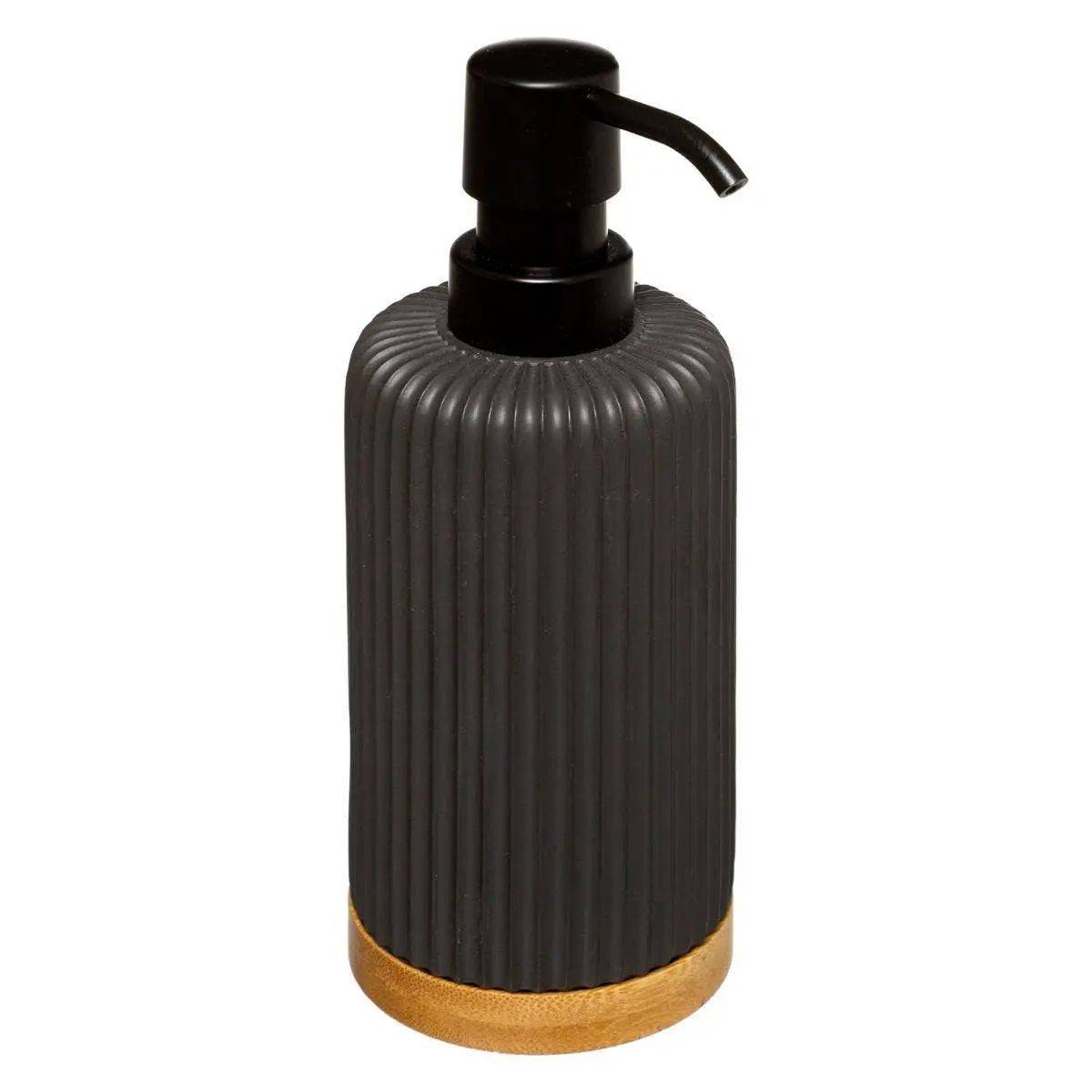 Distributeur de Savon "Natureo" 19cm Charbon - Image 1