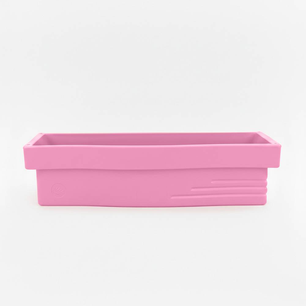 Jardinière design effet pierre 70l avec réserve d'eau-plast'up rotomoulage - Imagen 1