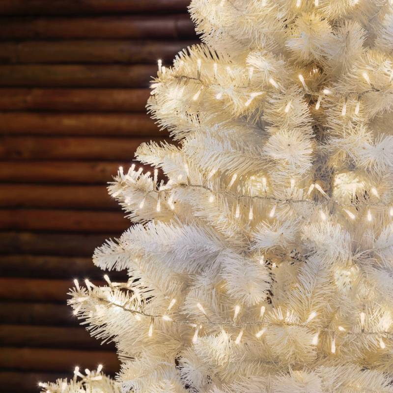 Lotti - Guirlande lumineuse Boa 6CM 30M 1500 LED 8 effets blanc chaud câble transparent Lotti - Imagen 9