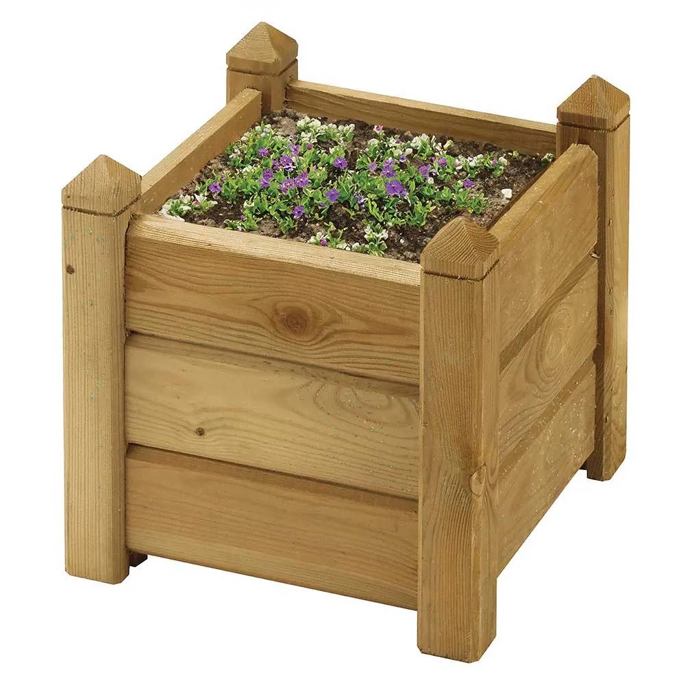 Autre - Jardinière carrée bois 30x30 / H 30 cm - Image 3