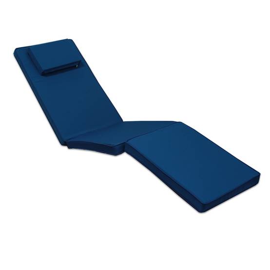 Matelas bleu marine pour chaise longue - TECK'Attitude - Imagen 1